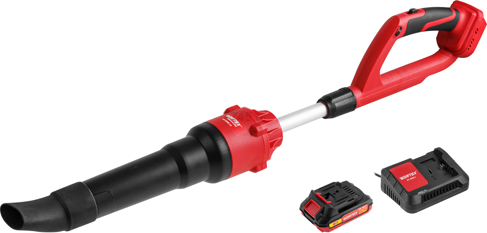 Воздуходувка аккумуляторная WORTEX BB 2018-1 D XLT SET (1334646) - Фото 6