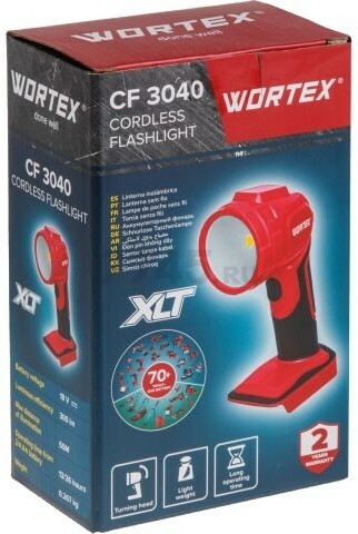 Фонарь светодиодный аккумуляторный WORTEX CF 3040 (1334696) - Фото 4