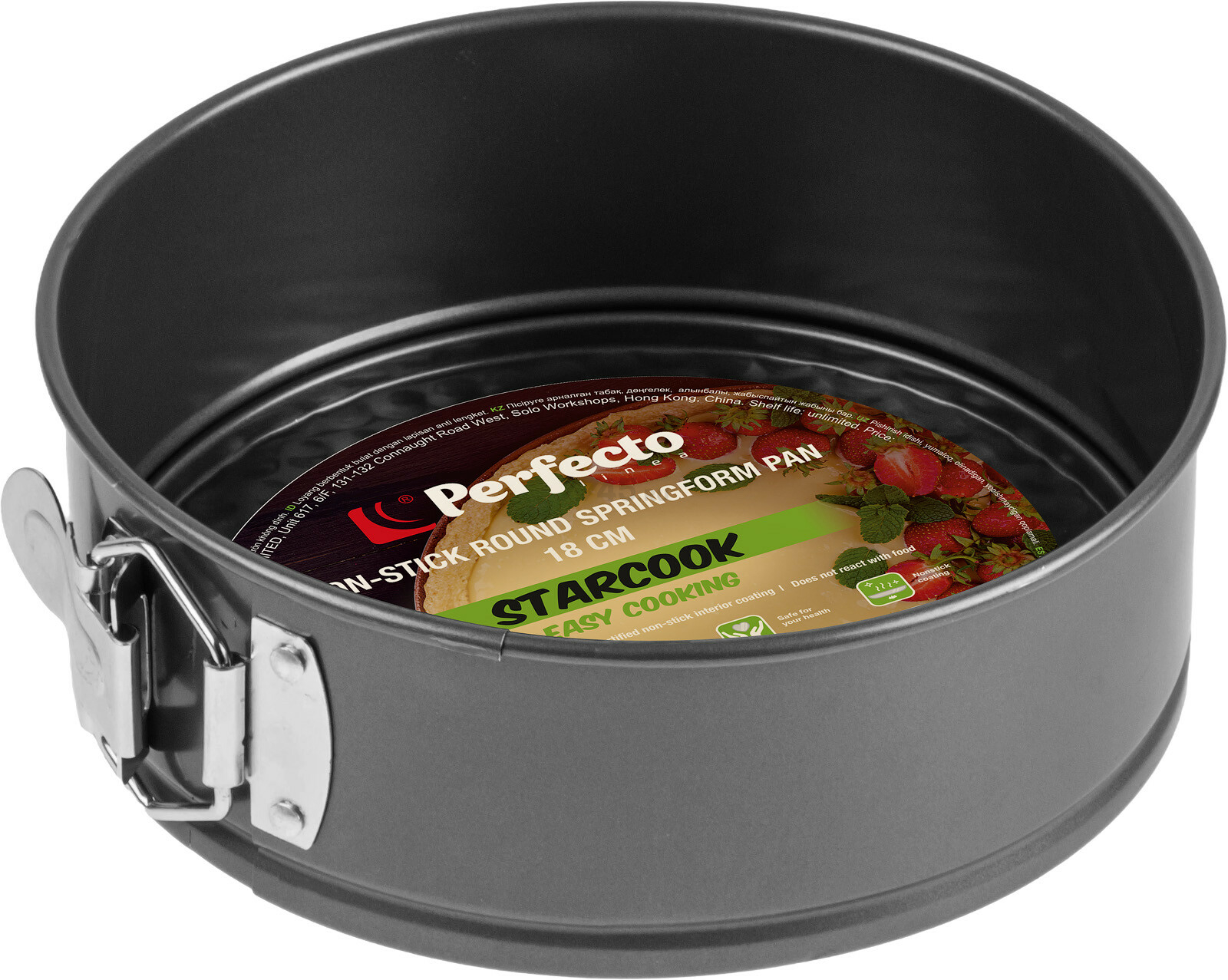 Форма для выпечки металлическая круглая разъемная PERFECTO LINEA Starcook 18 см (16-247011) - Фото 3