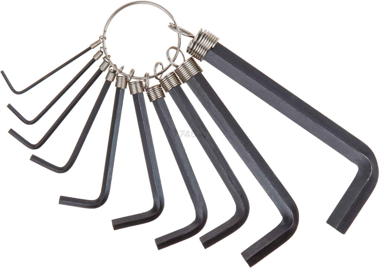 Набор ключей шестигранных 1,5-10 мм 10 предметов коротких ВОЛАТ (11005-10) - Фото 2