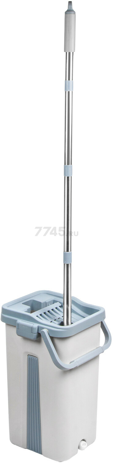 Швабра с отжимным ведром PERFECTO LINEA Scratch Anet бежевая (43-022024) - Фото 4