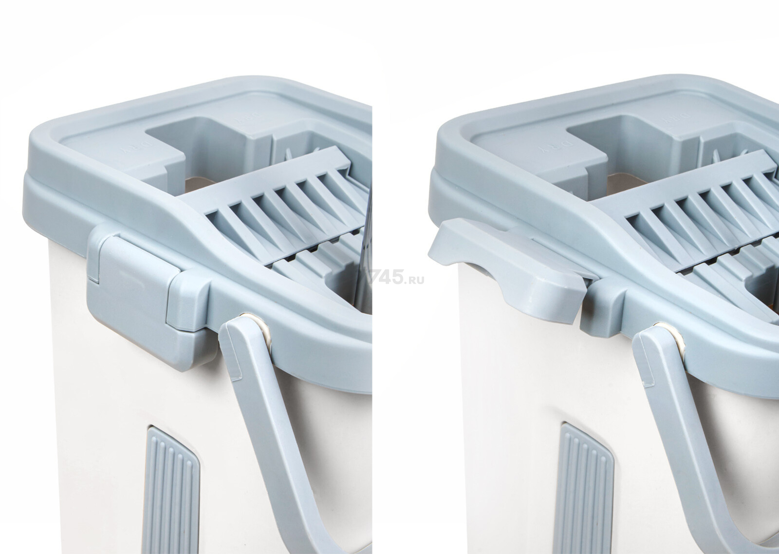 Швабра с отжимным ведром PERFECTO LINEA Scratch Anet бежевая (43-022024) - Фото 12