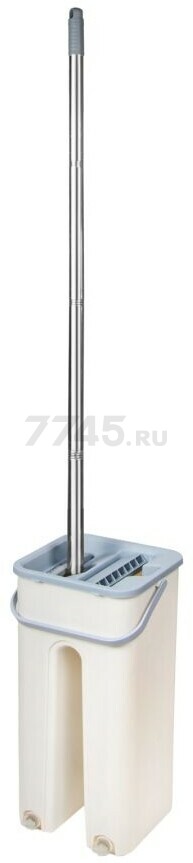 Швабра с отжимным ведром PERFECTO LINEA Scratch mop бежевая (43-012024) - Фото 4