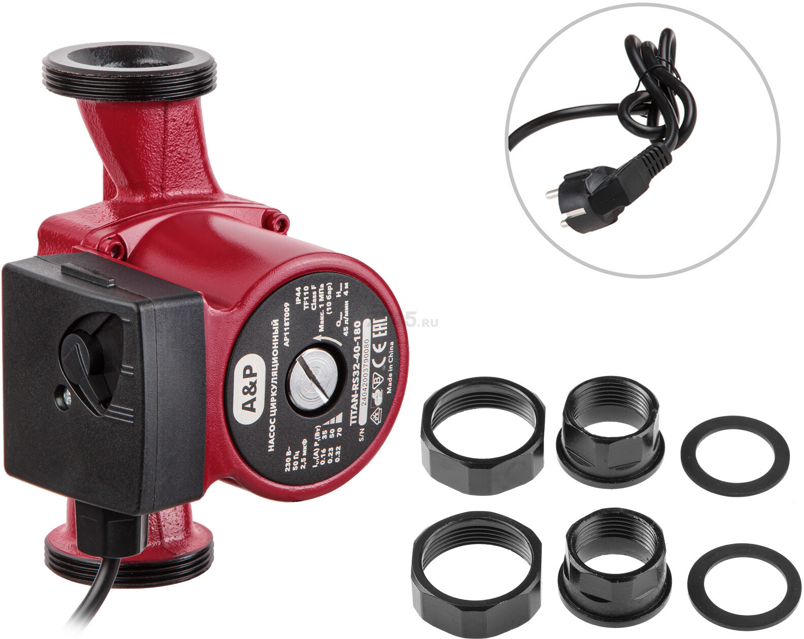 Насос циркуляционный A&P Titan-RS32-40-180 (AP118T009) - Фото 9