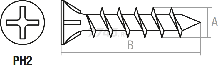 Саморез оконный 4,1х30 мм белый цинк крупная резьба острый STARFIX 1000 штук (SMC3-39918-1000) - Фото 2