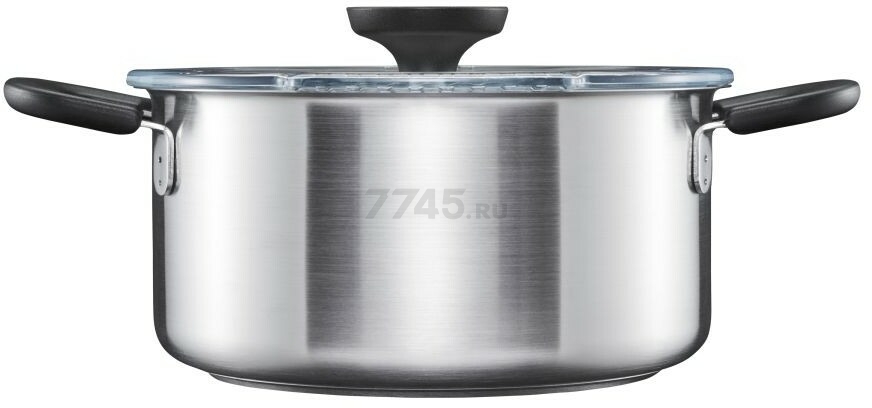Кастрюля из нержавеющей стали 3 л FISKARS Functional Form (1072316) - Фото 2