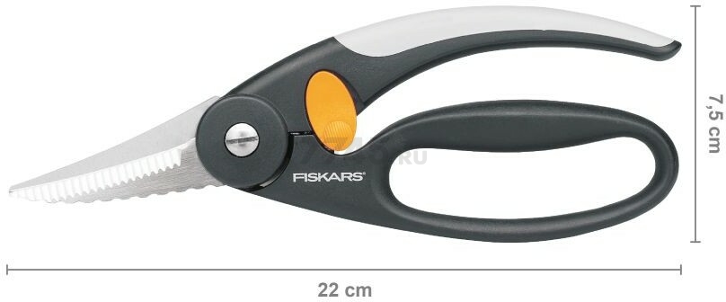 Ножницы для рыбы FISKARS FF 22 см (1003032) - Фото 2