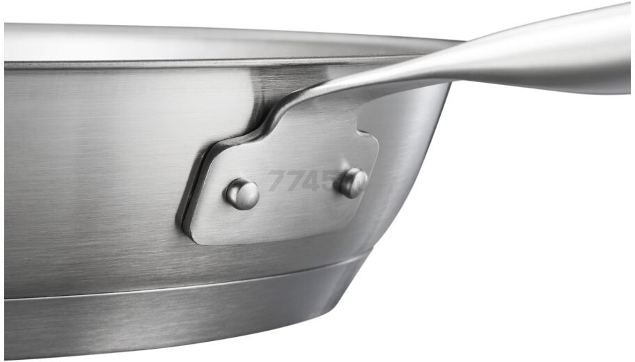 Сковорода из нержавеющей стали 24 см FISKARS All Steel (1064743) - Фото 5