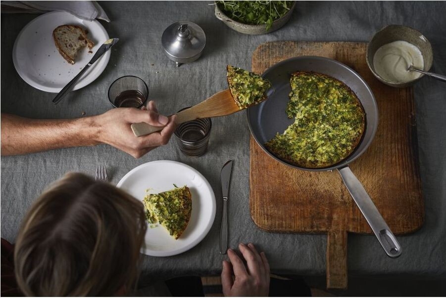 Сковорода из нержавеющей стали 24 см FISKARS All Steel (1064743) - Фото 14