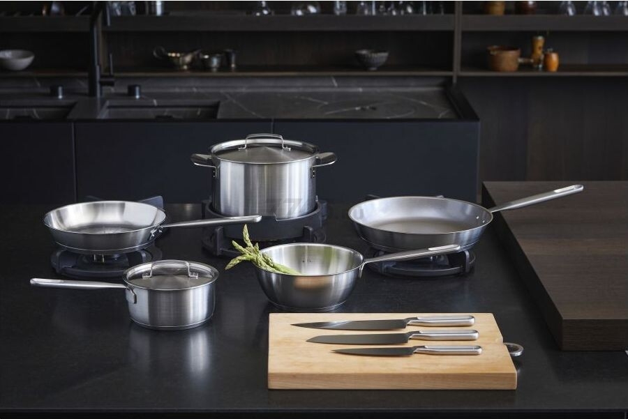 Сковорода из нержавеющей стали 24 см FISKARS All Steel (1064743) - Фото 13