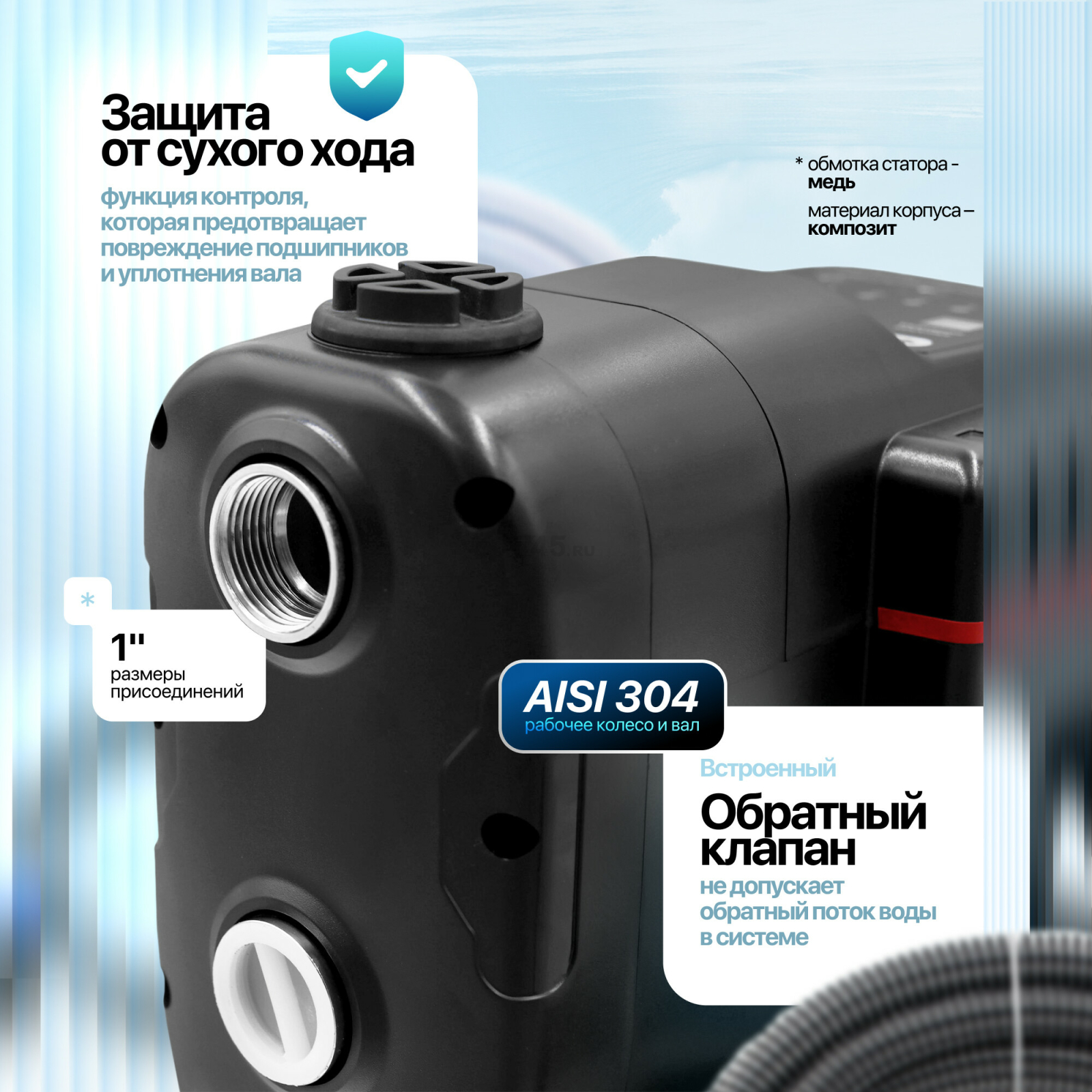 Насосная станция A&P Defender I (AP118D001) - Фото 2