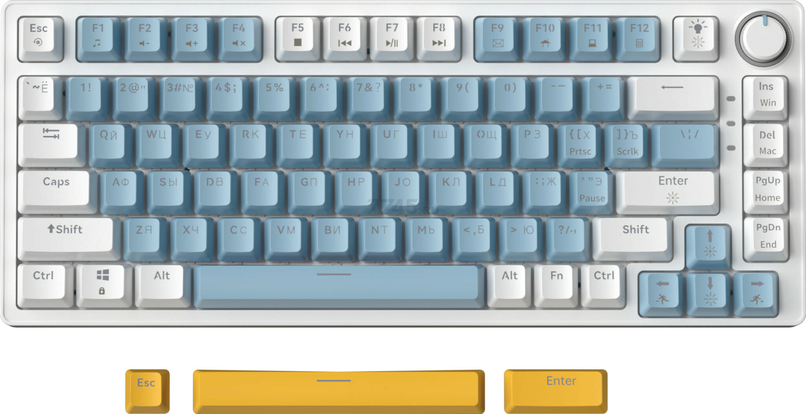 Клавиатура игровая механическая URZUS Quake B (UR-5317115) - Фото 16