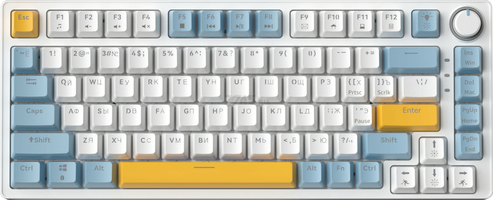 Клавиатура игровая механическая URZUS Quake R (UR-5317114) - Фото 9