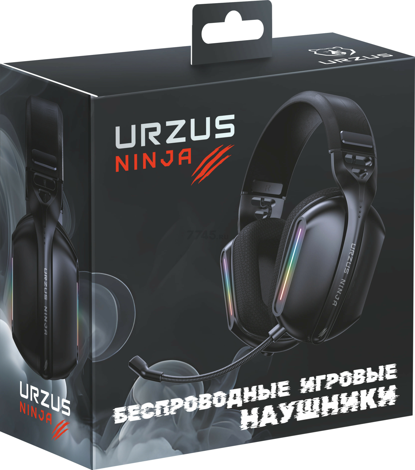 Наушники-гарнитура игровые беспроводные URZUS Ninja (UR-5524115) - Фото 18