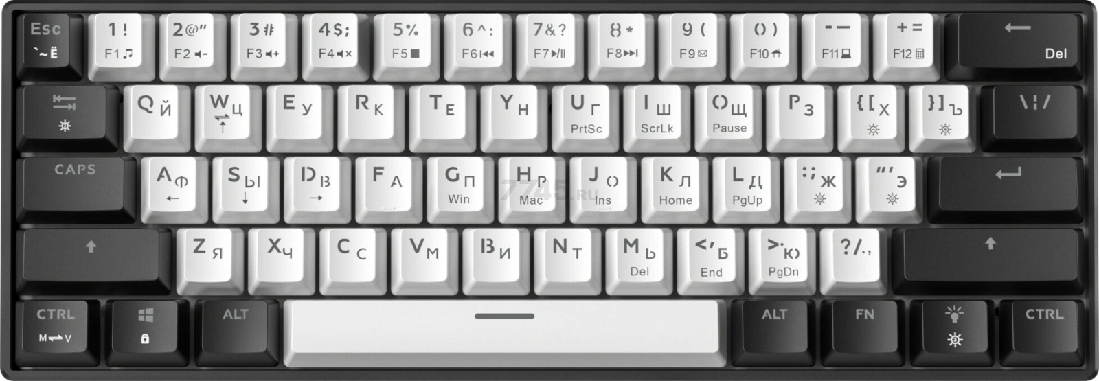 Клавиатура игровая механическая URZUS Matrix R (UR-5317112) - Фото 10