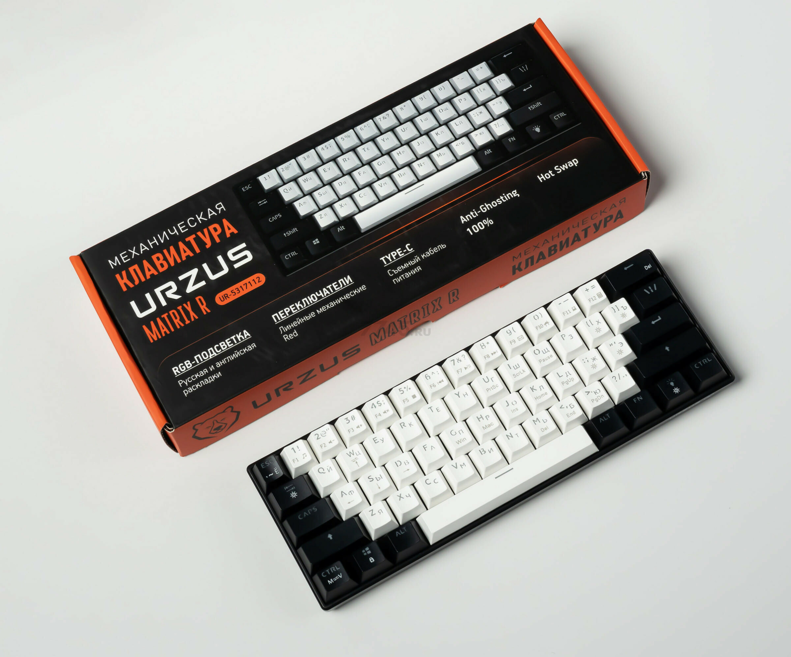 Клавиатура игровая механическая URZUS Matrix R (UR-5317112) - Фото 16