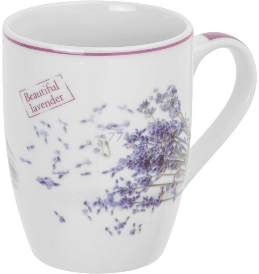 Кружка керамическая PERFECTO LINEA Lavender-2 360 мл (30-063652)