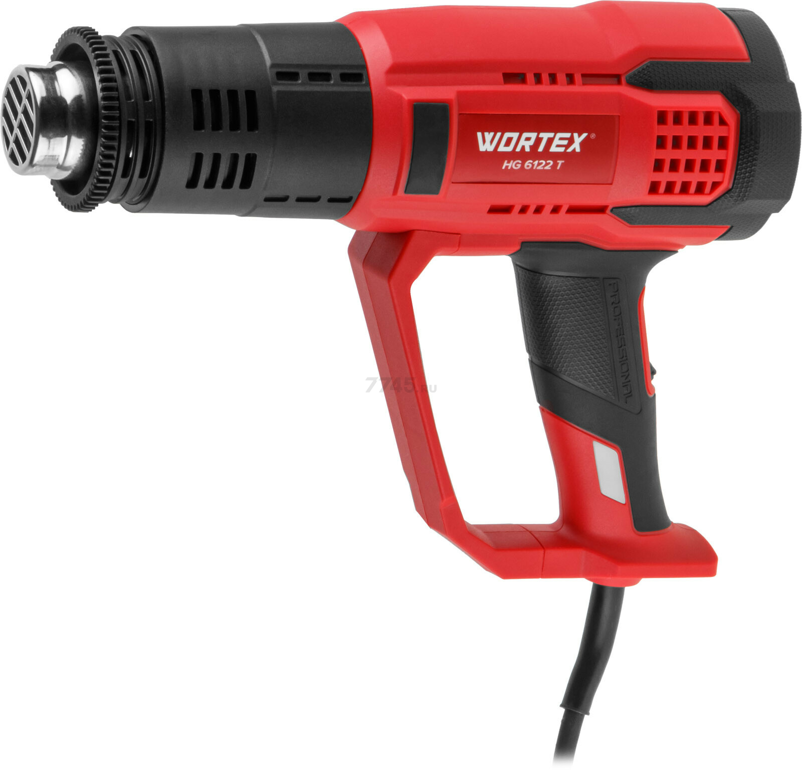 Фен строительный (термовоздуходувка) WORTEX HG 6122 T (1334741) - Фото 2