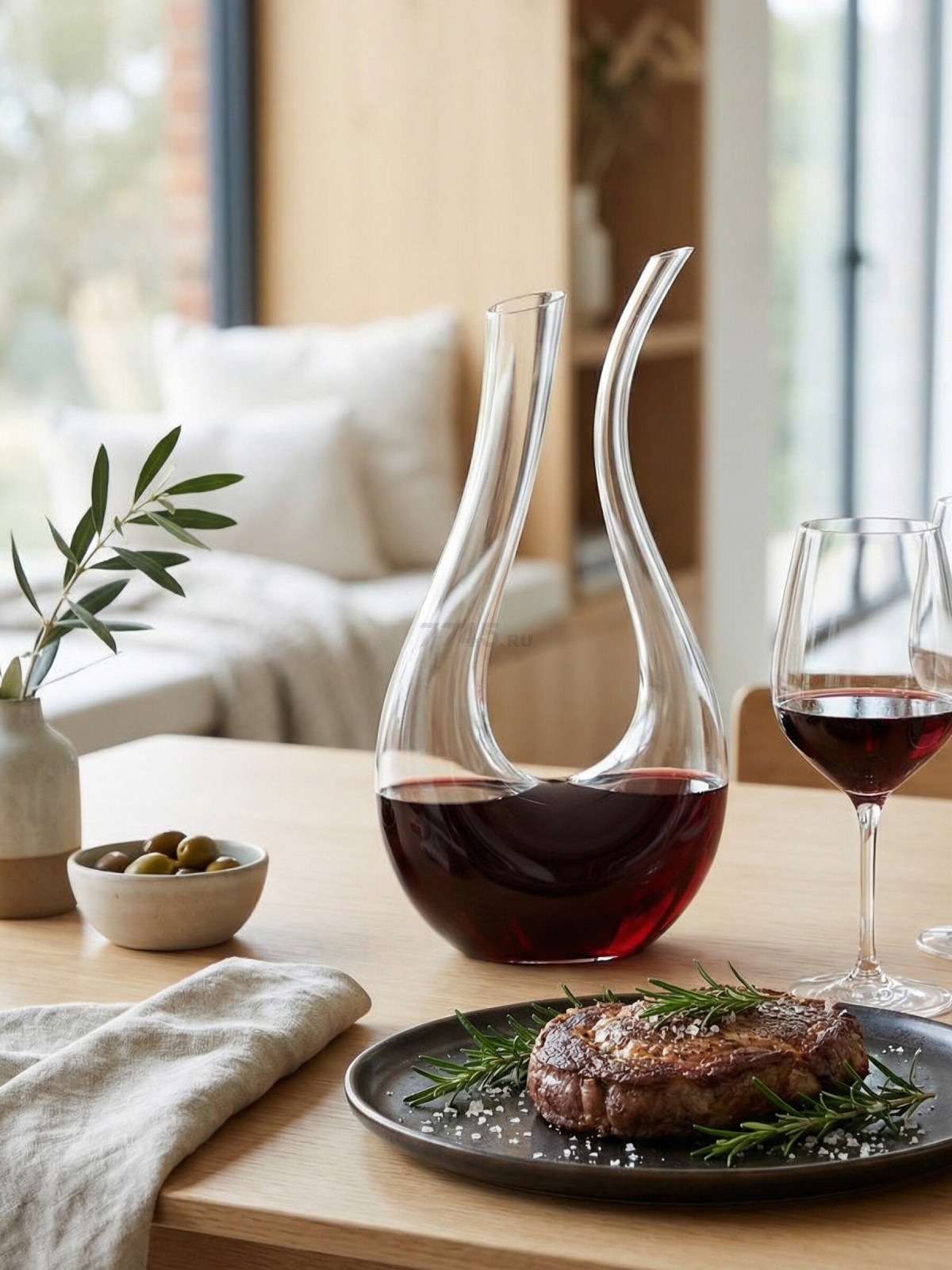 Декантер для вина PERFECTO LINEA Venice 1000 мл (30-288550) - Фото 9