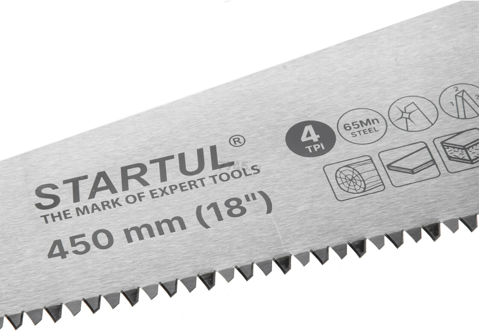 Ножовка по дереву 450 мм 4 TPI STARTUL Master (ST4240-45) - Фото 5