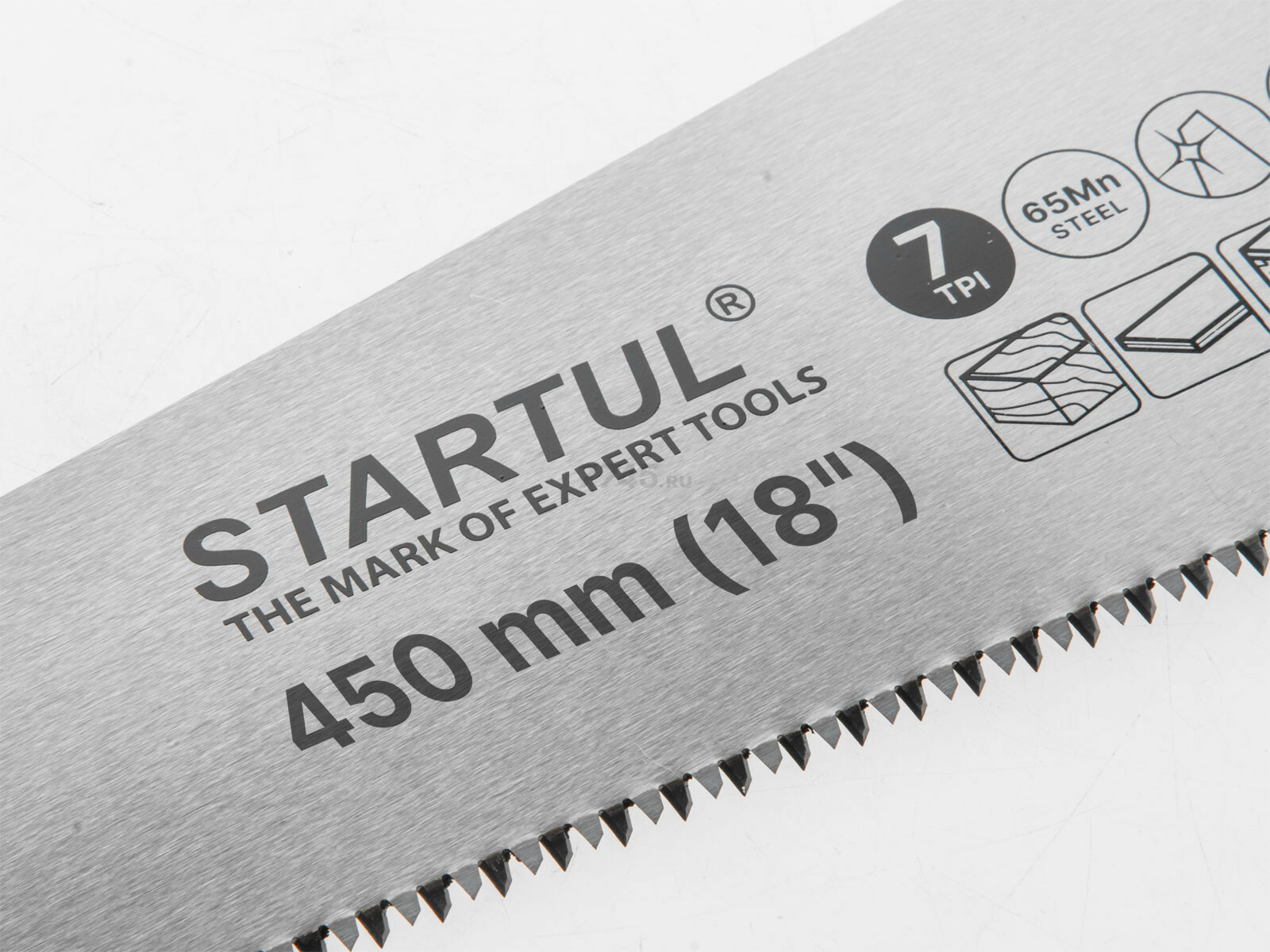 Ножовка по дереву 450 мм 7 TPI STARTUL Master (ST4242-45) - Фото 5