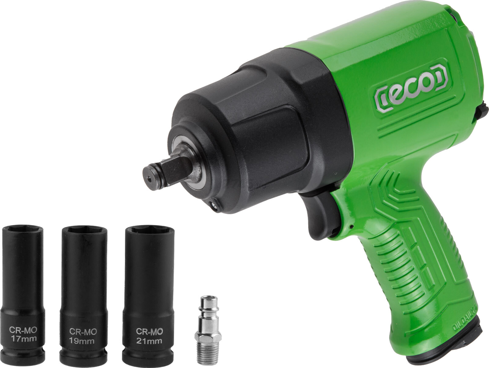 Пневмогайковерт ударный 1/2" ECO AIW-1300S (ЕС3914-5) - Фото 8