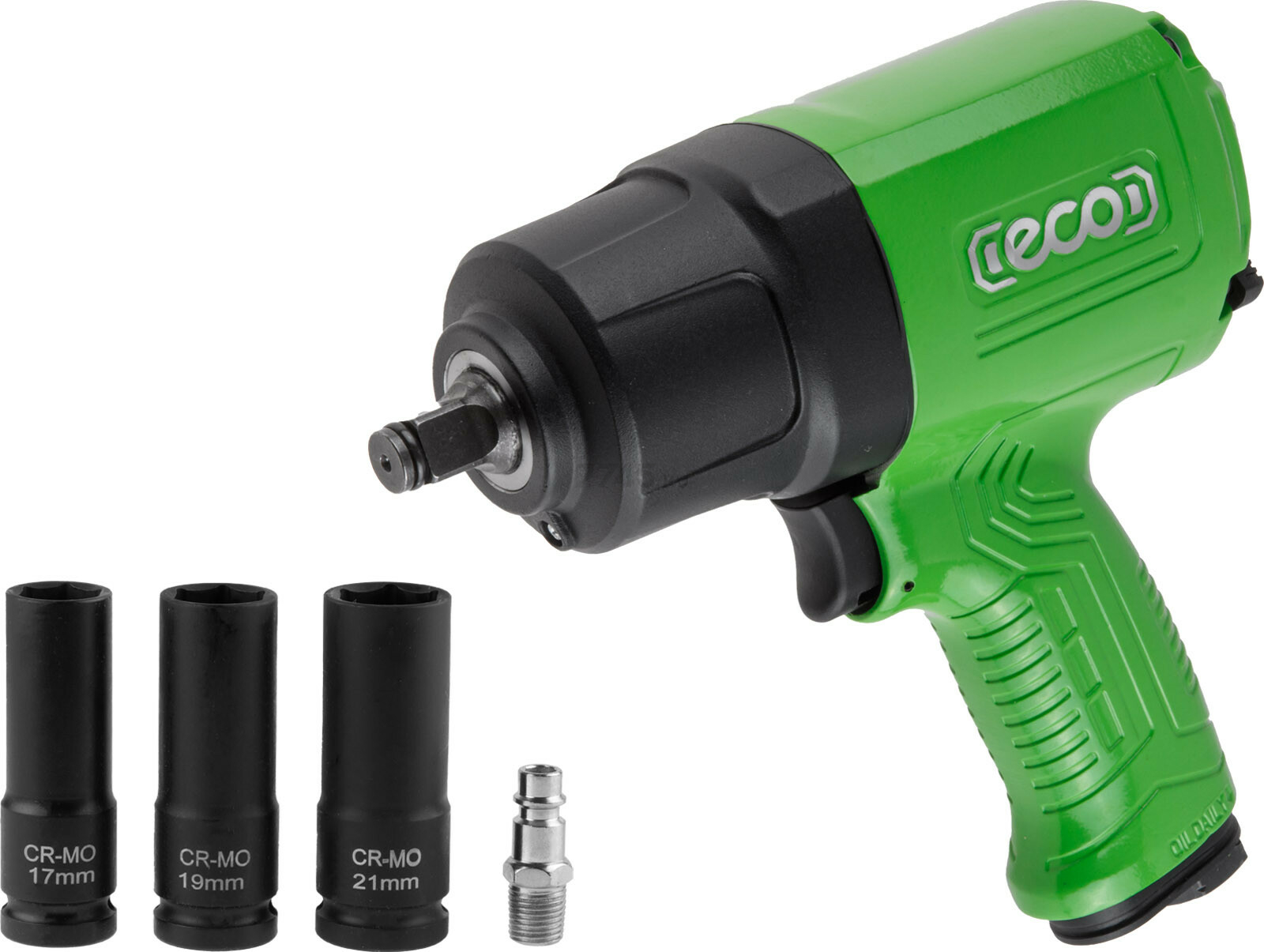 Пневмогайковерт ударный 1/2" ECO AIW-1300S (ЕС3914-5) - Фото 6