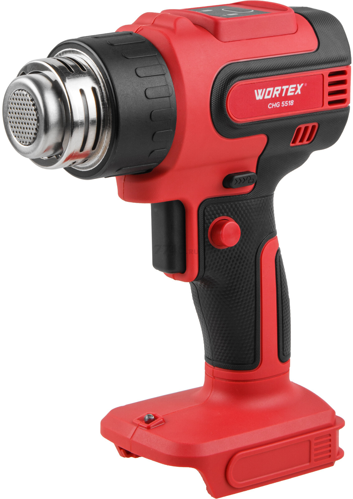 Фен строительный (термовоздуходувка) аккумуляторный WORTEX CHG 5518 ALL1 XLT SOLO (1333609) - Фото 2