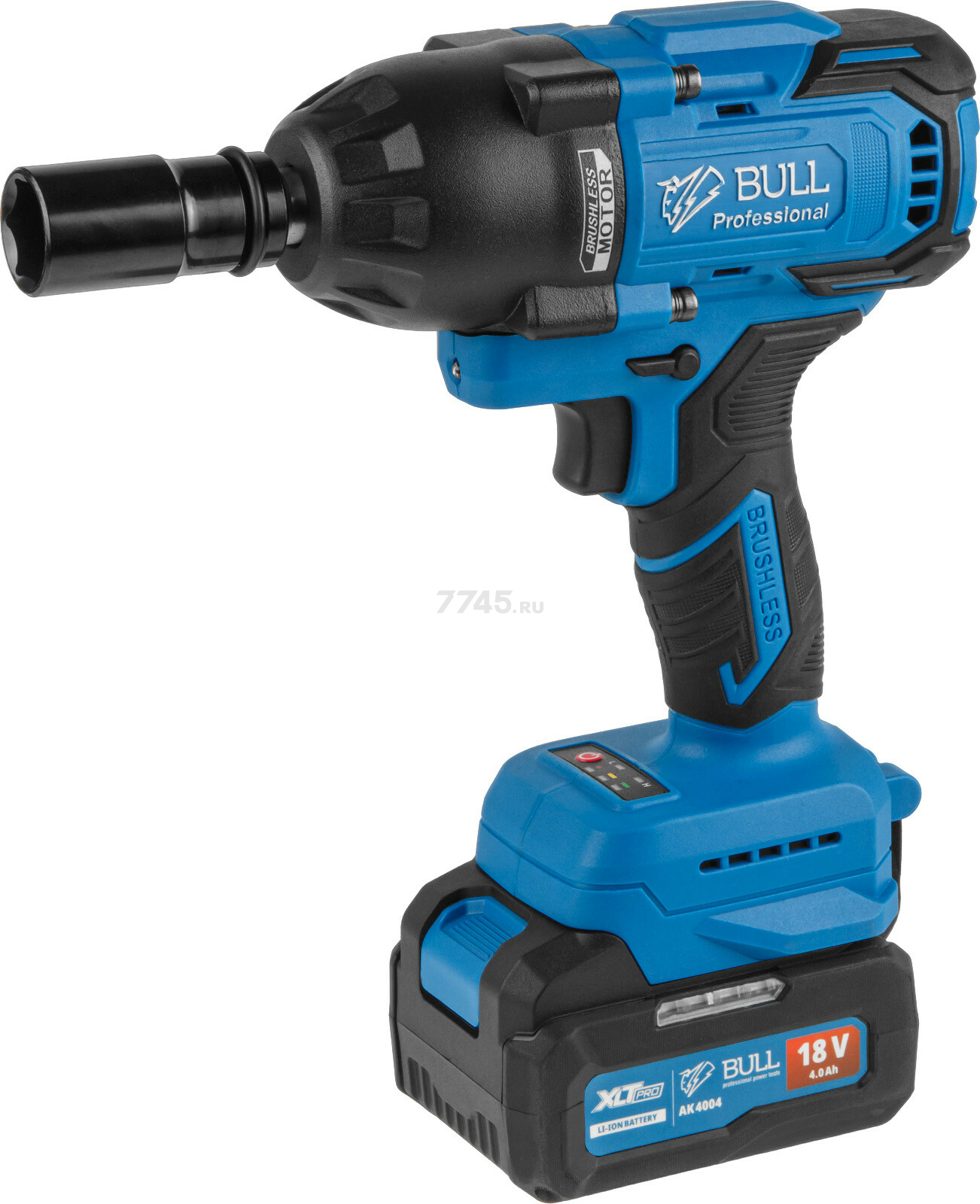 Гайковерт аккумуляторный ударный BULL SC 1807 XLTpro (1329722) - Фото 7