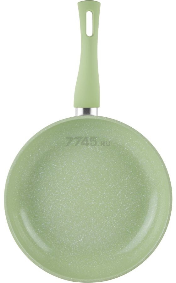 Сковорода алюминиевая 22 см PERFECTO LINEA Cook&Fun зеленый (55-220201) - Фото 3