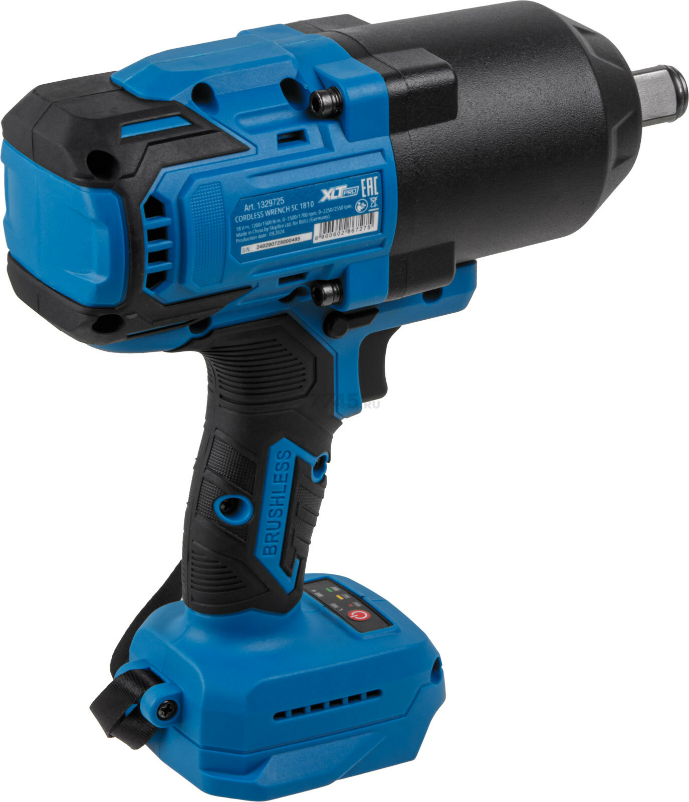 Гайковерт аккумуляторный ударный BULL SC 1810 XLTpro (1329727) - Фото 5