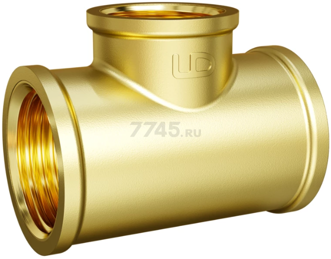 Тройник переходной 1"х1/2"х1" LD (LD.65.523.25x15x25)