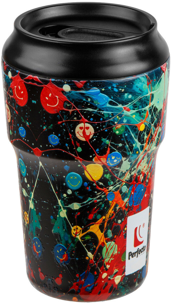Термокружка PERFECTO LINEA серия 3D 0,45 л fun splash (27-450101)