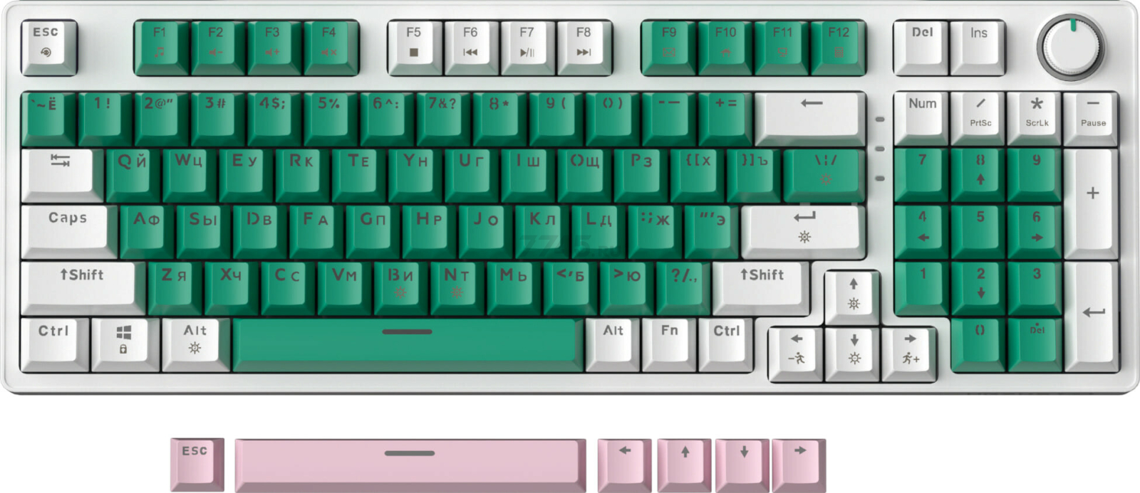 Клавиатура игровая механическая URZUS Snap B (UR-5317117) - Фото 16