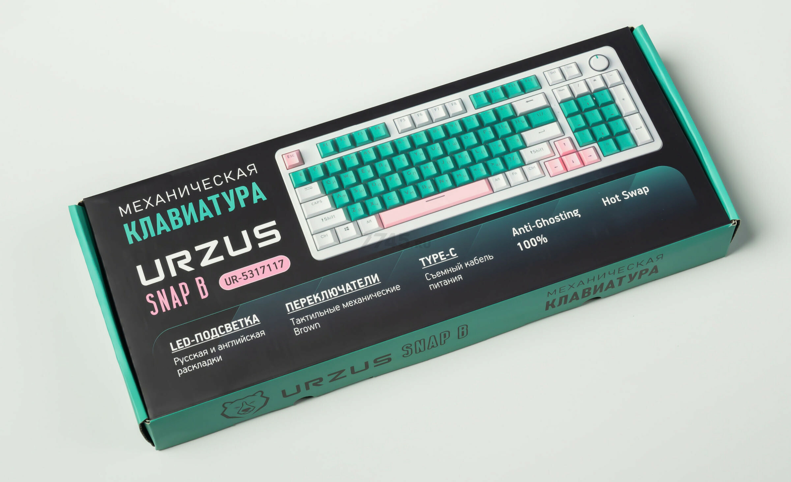 Клавиатура игровая механическая URZUS Snap B (UR-5317117) - Фото 19