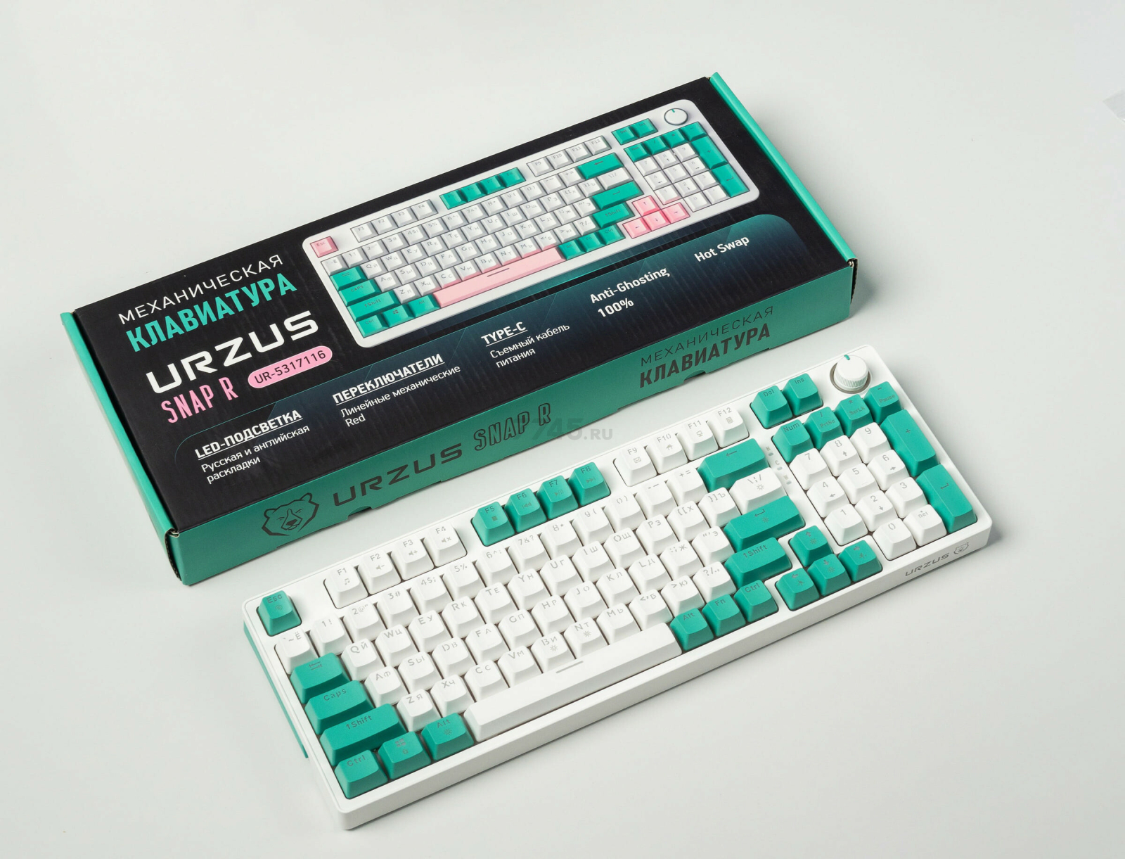 Клавиатура игровая механическая URZUS Snap R (UR-5317116) - Фото 18