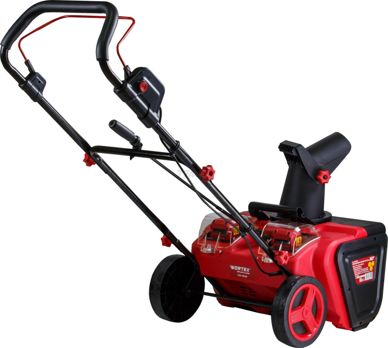 Снегоуборщик аккумуляторный WORTEX CST 5036 ALL1 SET XLT (1334795) - Фото 4