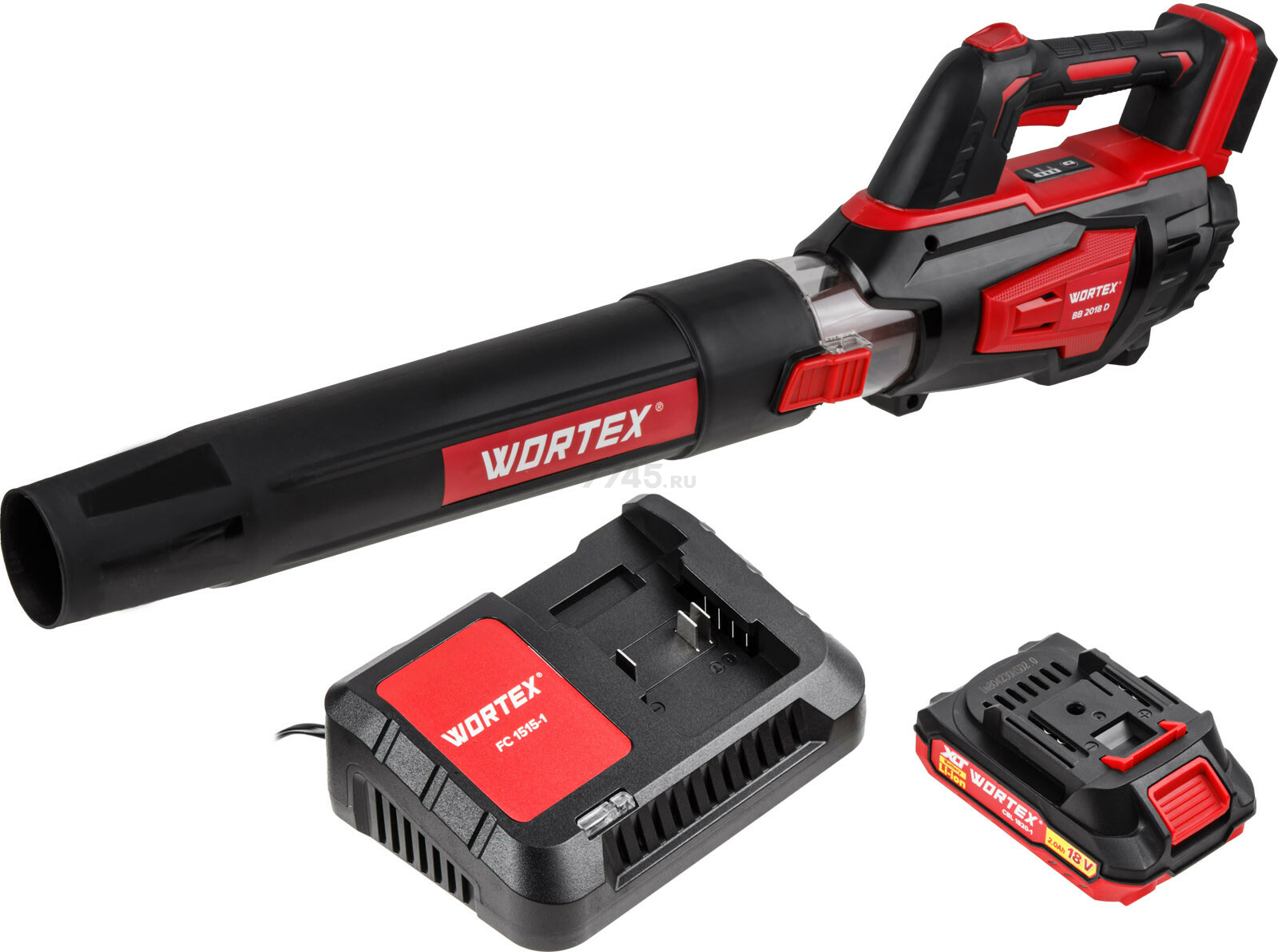 Воздуходувка аккумуляторная WORTEX BB 2018 D ALL1 (1333739)