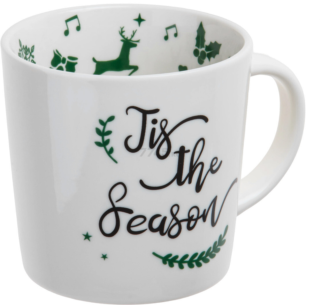 Кружка керамическая PERFECTO LINEA Snowflake Magic-3 350 мл (30-202513) - Фото 5