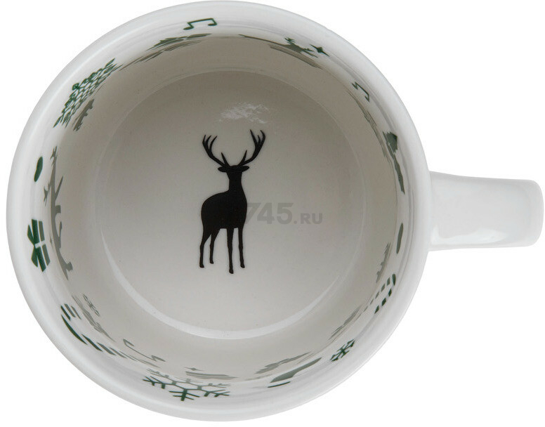 Кружка керамическая PERFECTO LINEA Snowflake Magic-1 350 мл (30-202511) - Фото 3