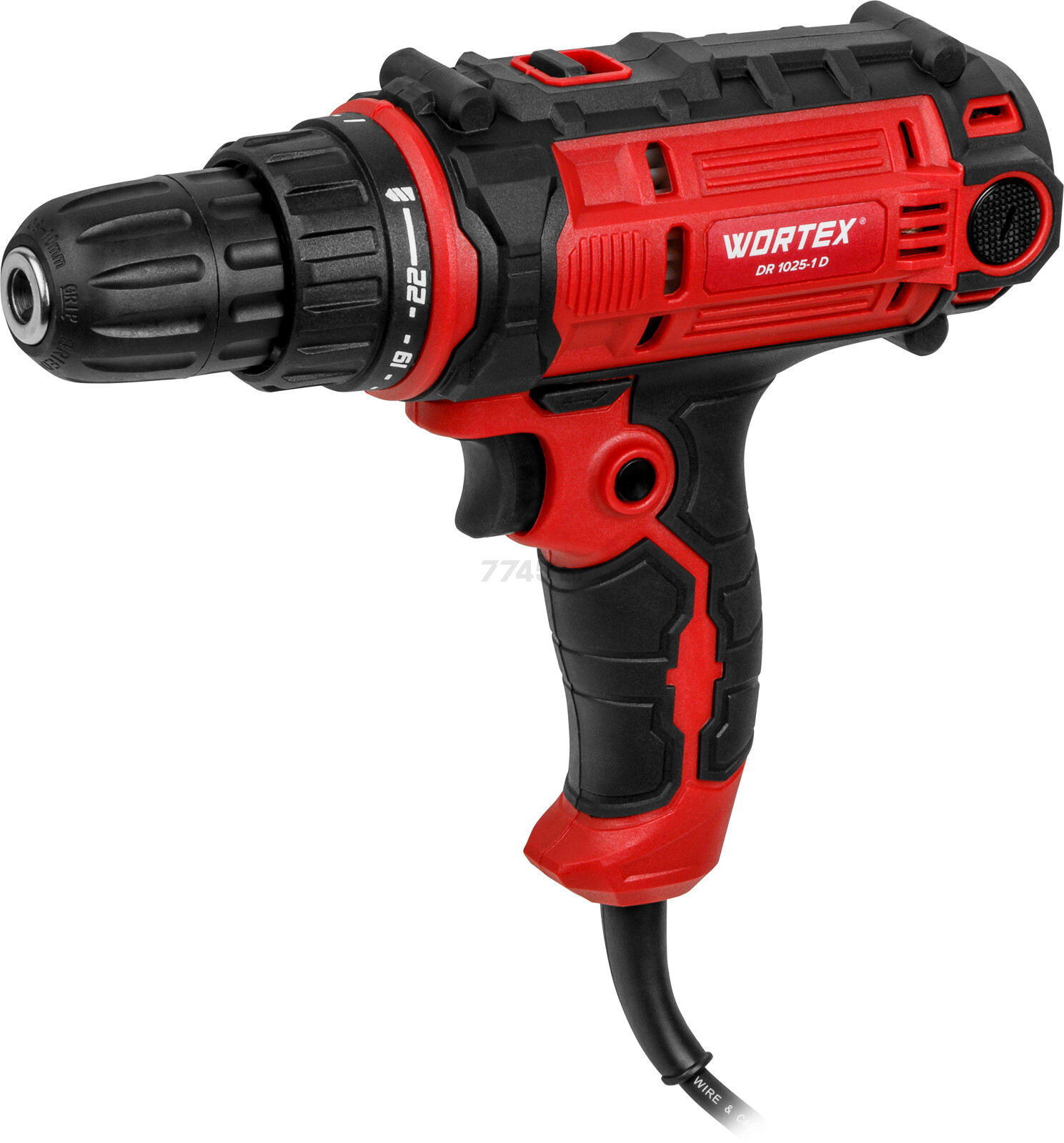 Дрель-шуруповерт сетевая WORTEX DR 1025-1 D (1318793) - Фото 9