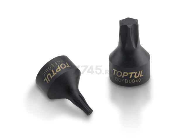 Головка 1/4" с насадкой TORX T15 SNCM + V TOPTUL (BCFB0815)