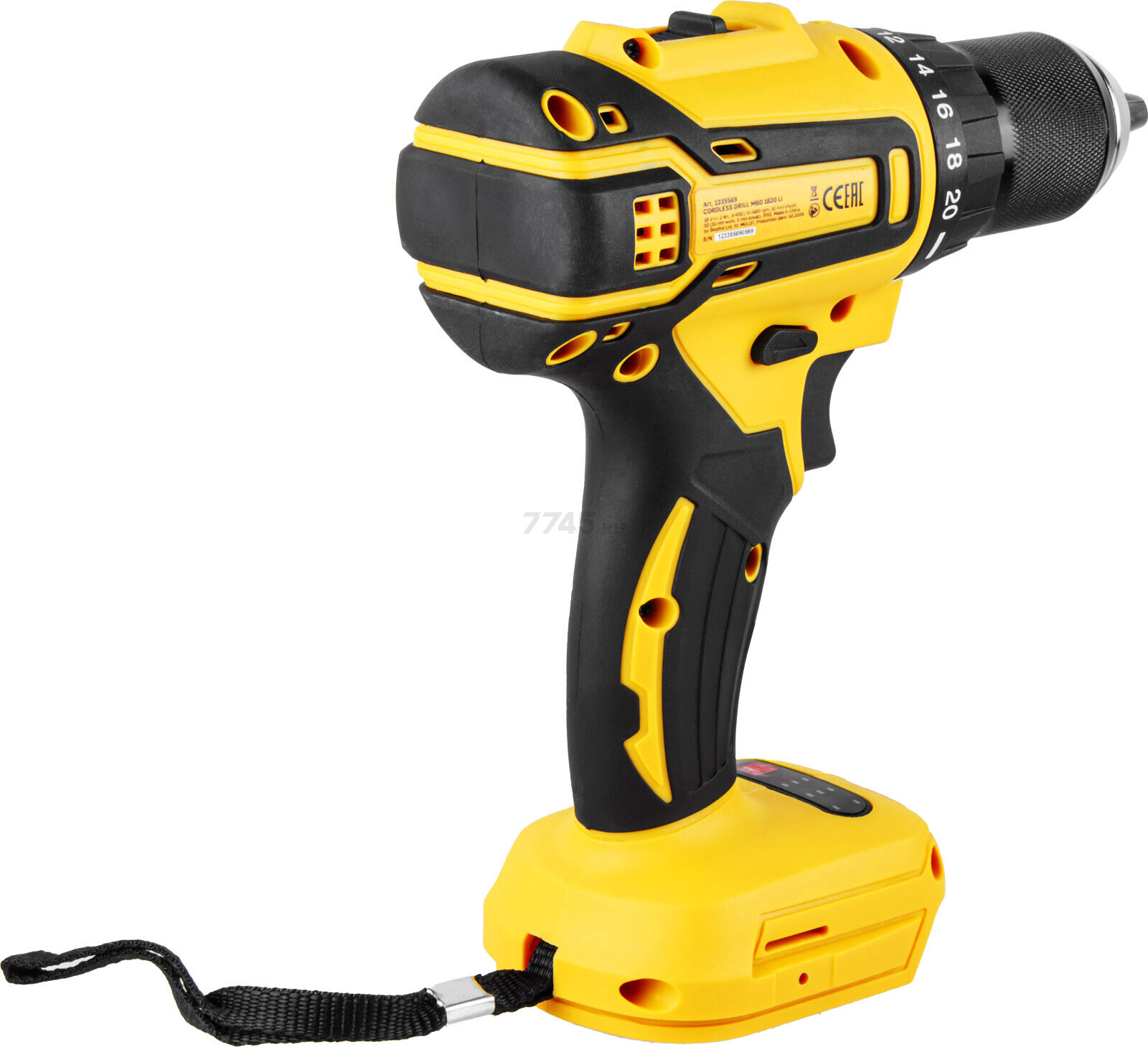 Дрель-шуруповерт аккумуляторная MOLOT MBD 1820 Li XLT Lite SET (1335569) - Фото 13