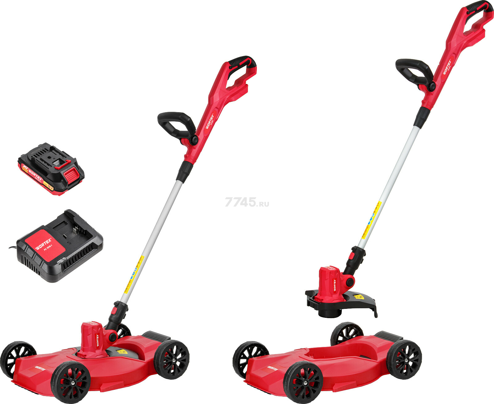 Триммер аккумуляторный WORTEX TB 2818 ALL1 XLT SET (1334833) - Фото 10
