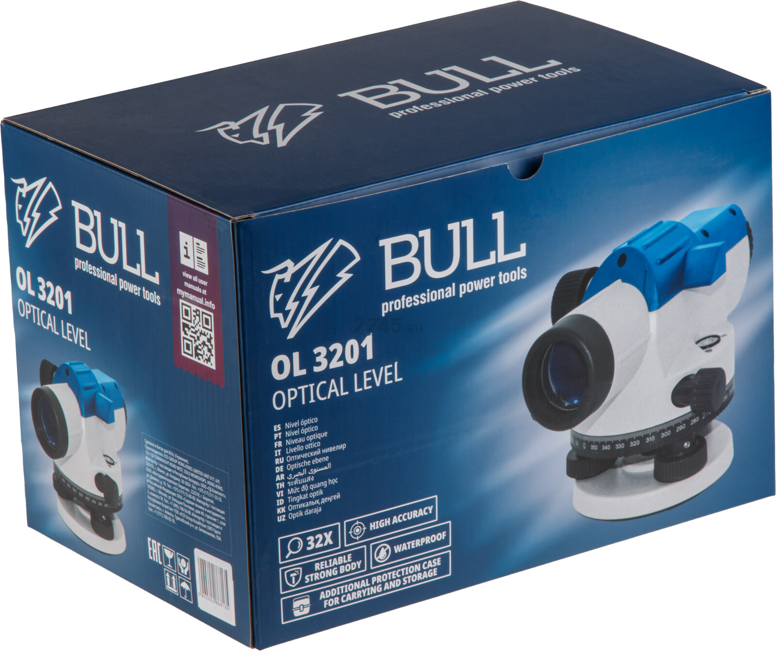 Нивелир оптический BULL OL 3201 (1323813) - Фото 12