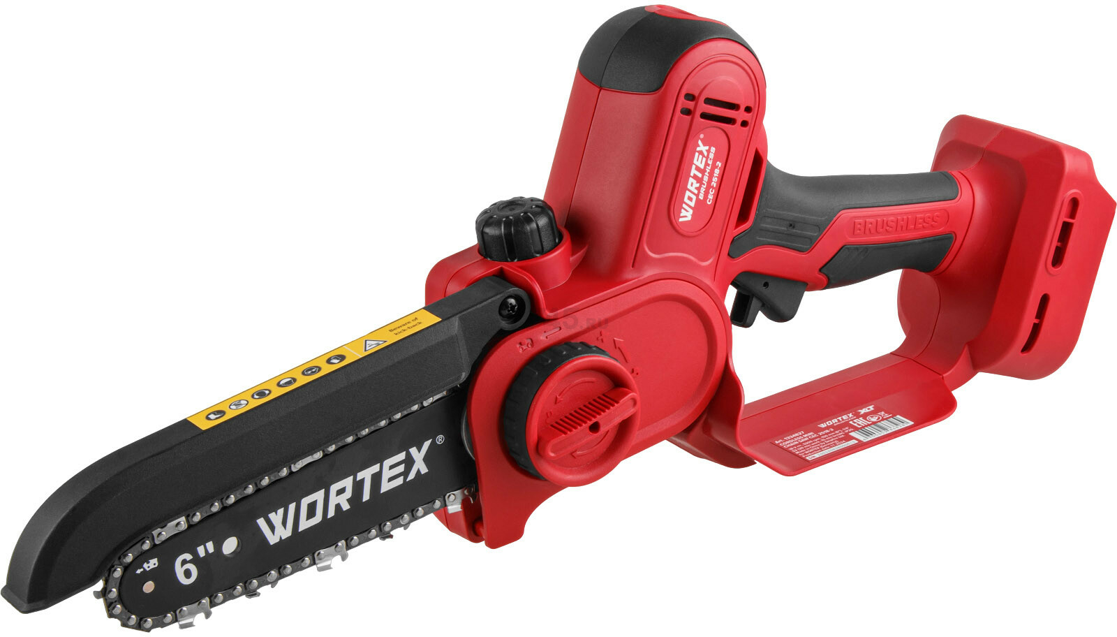 Пила цепная аккумуляторная WORTEX CEC 2518-2 ALL1 (1334828) - Фото 2