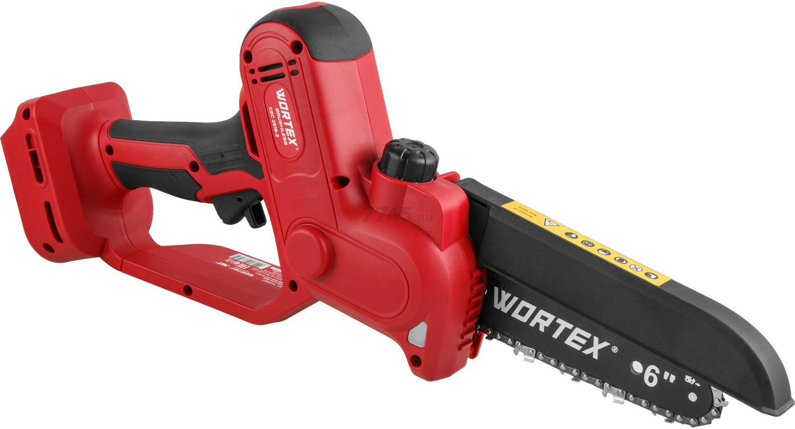 Пила цепная аккумуляторная WORTEX CEC 2518-2 ALL1 (1334828) - Фото 5