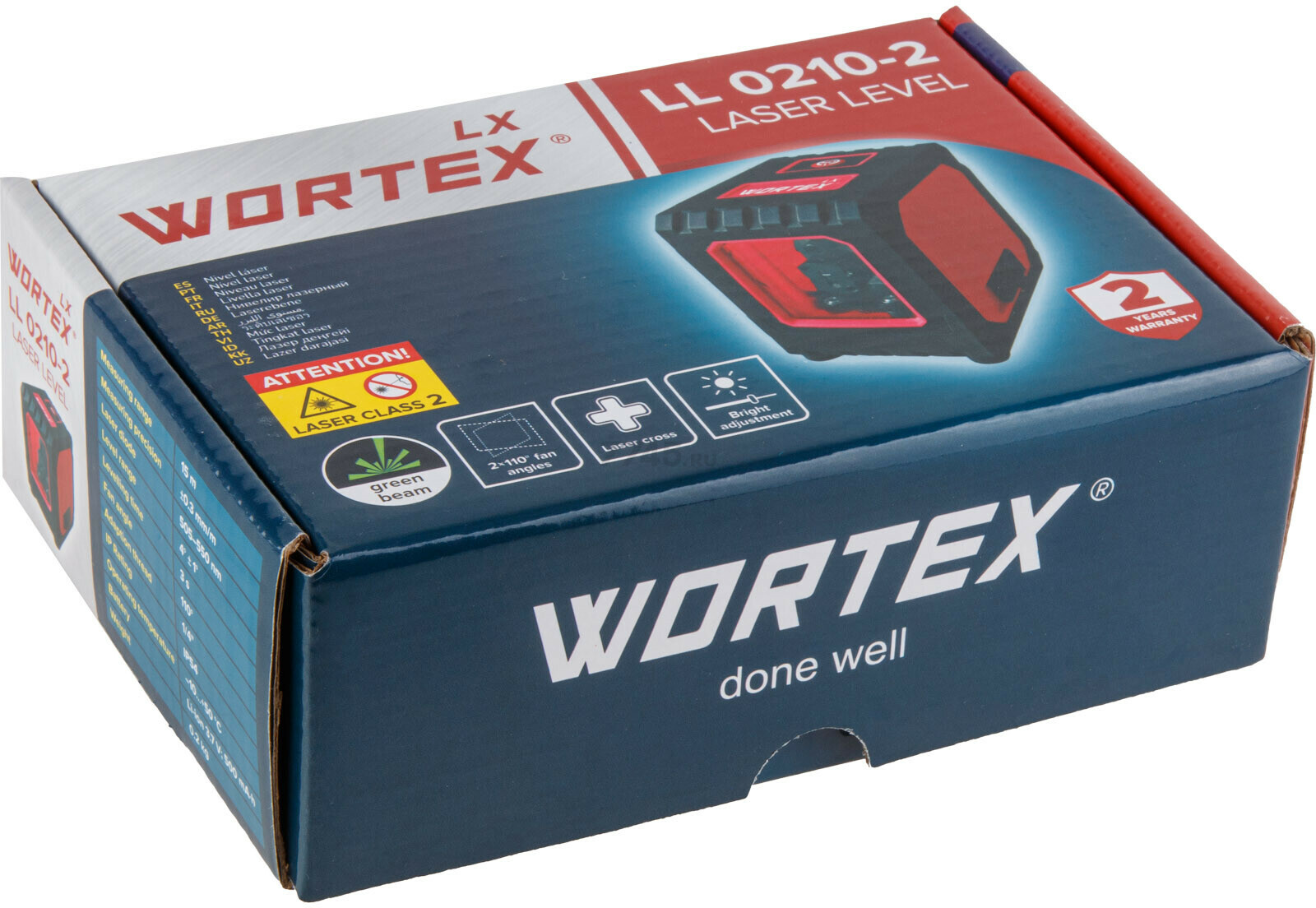 Нивелир лазерный линейный WORTEX LX LL 0210-2 (1323749) - Фото 8