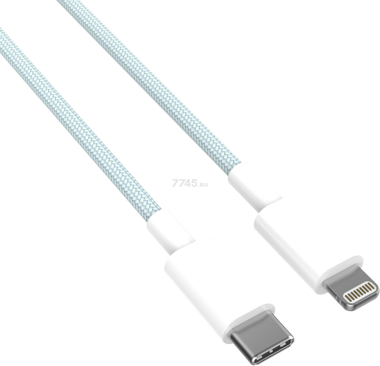 Кабель USB KEIZEN KZ-5289104, Type-C - Lightning, PD20W, 1 м, голубой - Фото 8