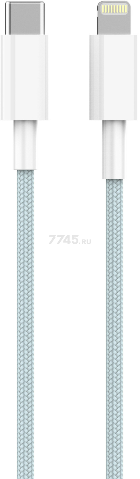 Кабель USB KEIZEN KZ-5289104, Type-C - Lightning, PD20W, 1 м, голубой - Фото 10